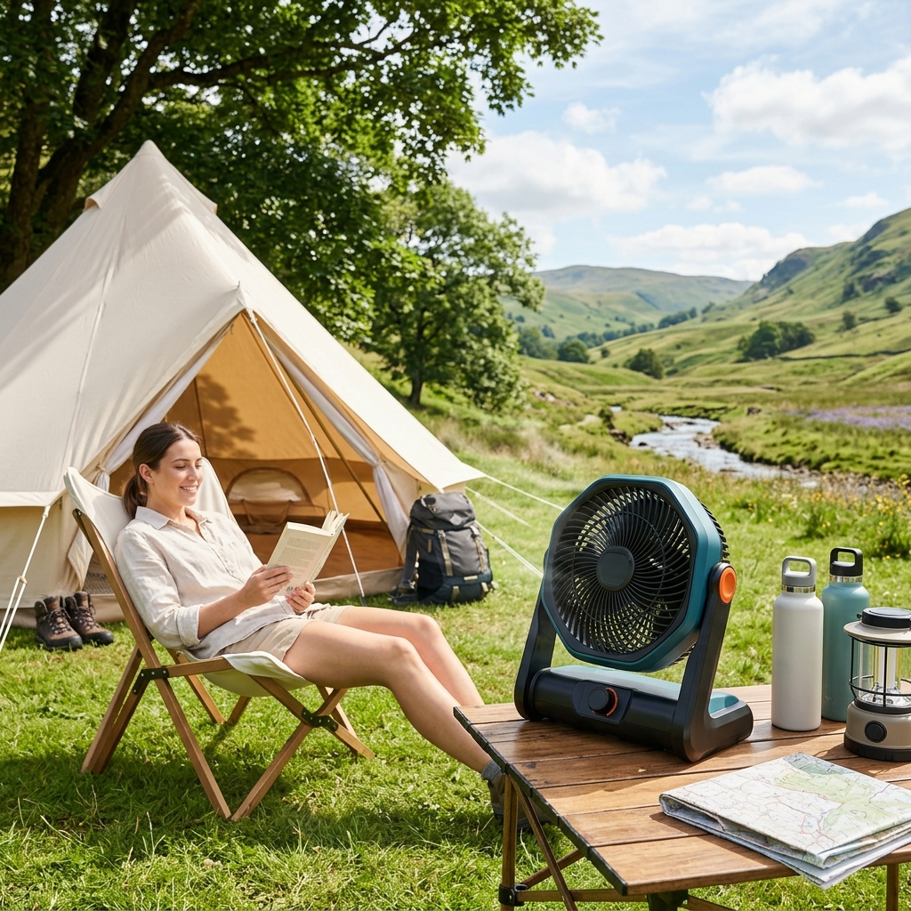 Best Battery Powered Camping Fans (UK 2026) - Stay Cool on Your Adventures