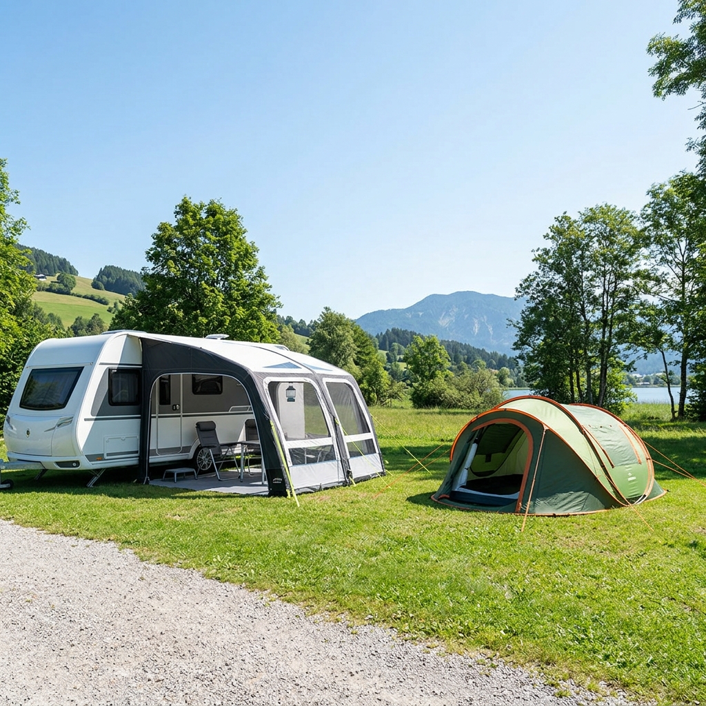 Caravan Awning vs Pop-Up Tent: Which is Best for Your 2026 Camping Trip?